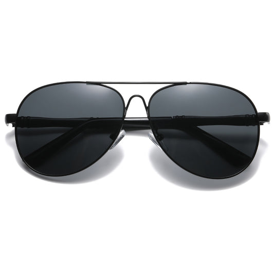 Men's Metal Frame Polarized Driving Sunglasses UV400 Sun Protection