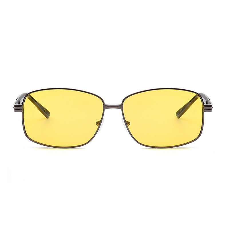 Night Vision Yellow Lens Polarized Sunglasses UV400 Men