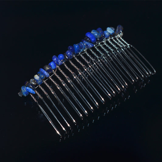 1oc Natural Stone Hair Comb Insert Comb Boho Style Hair Comb