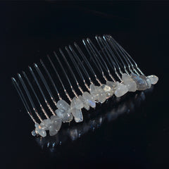 1oc Natural Stone Hair Comb Insert Comb Boho Style Hair Comb