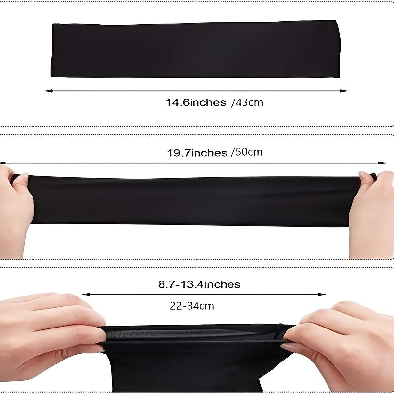 Sports Sleeve Solid Sunscreen UV Protection Gloves Unisex