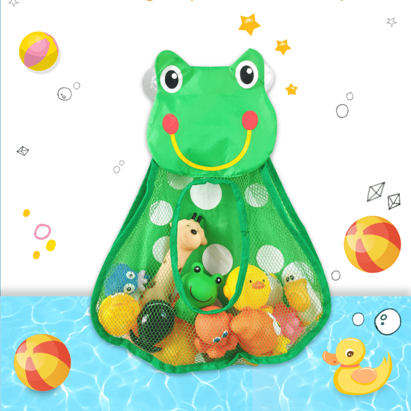 Baby Bath Toy Storage Bag with Suction Cups