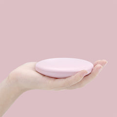 2x Magnification LED Compact Makeup Mirror with Light Portable Handheld Mirror