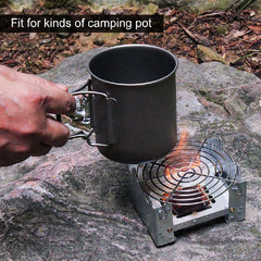 Portable Camping Alcohol Stove Foldable for Cooking