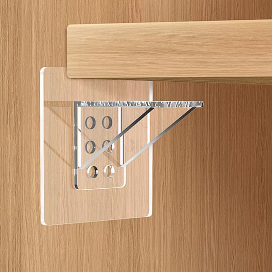 4pcs Adhesive Shelf Support Pegs Kitchen Bathroom Wall Hangers