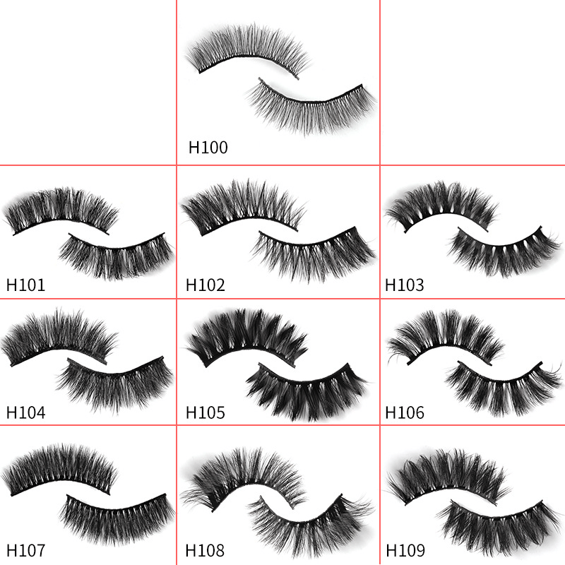 5 Pairs Layer Curling Faux Mink False Eyelashes