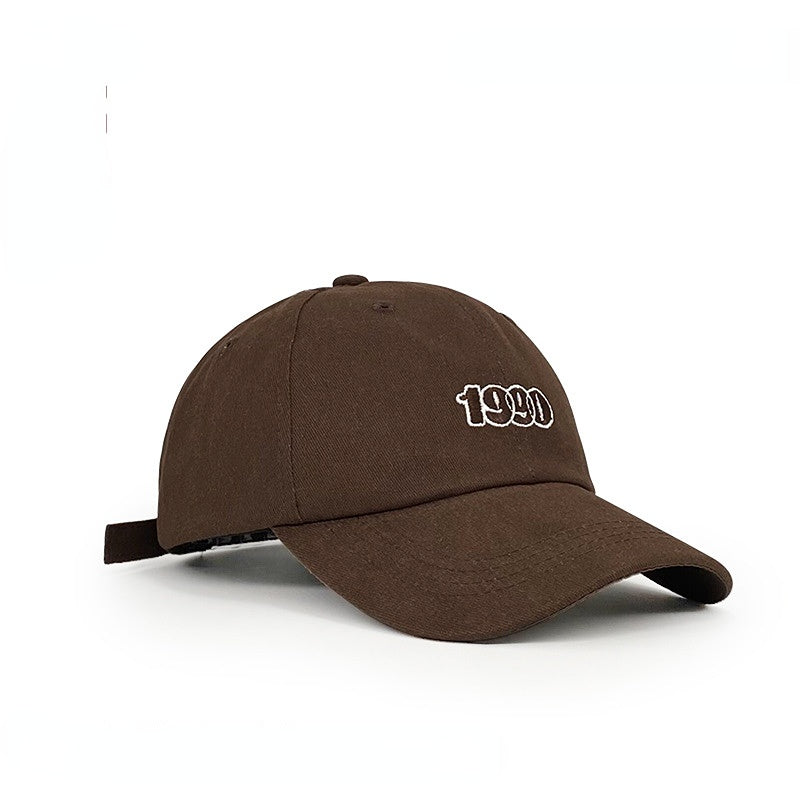 1990 Embroidery Baseball Cap Vintage Solid Casual Dad Hats Unisex