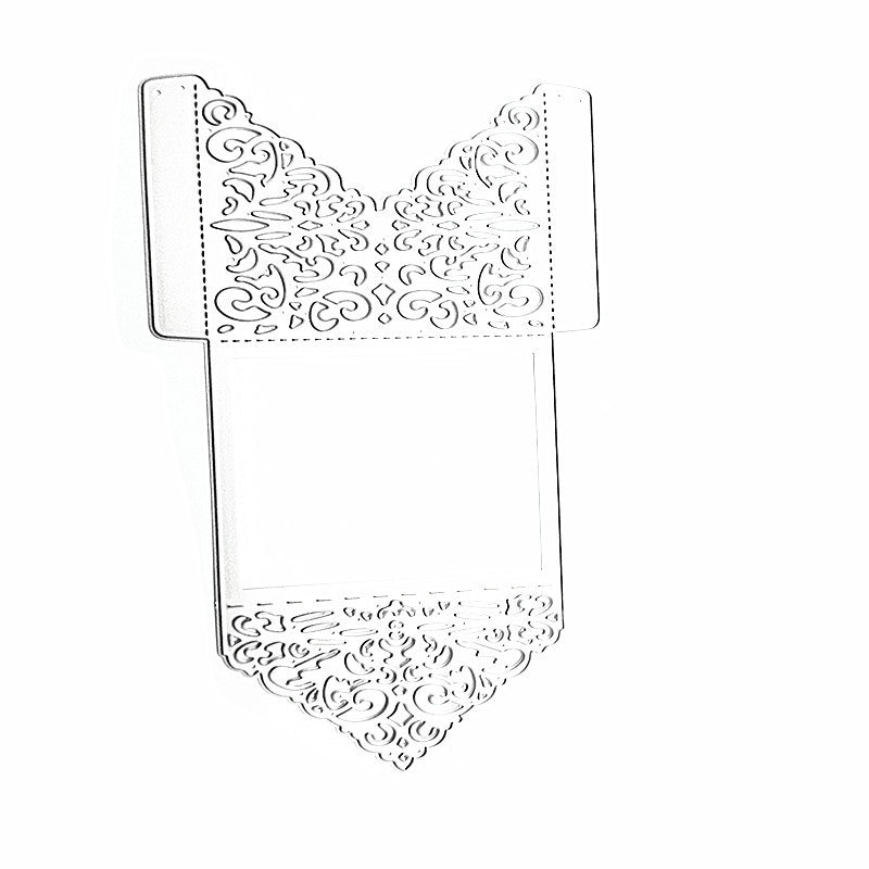 Hollow Lacework Envelope Metal Cutting Dies DIY Scrapbook Embossing Paper Craft