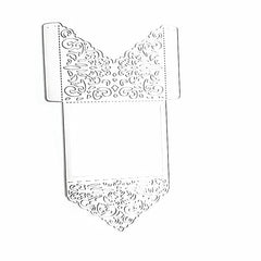 Hollow Lacework Envelope Metal Cutting Dies DIY Scrapbook Embossing Paper Craft