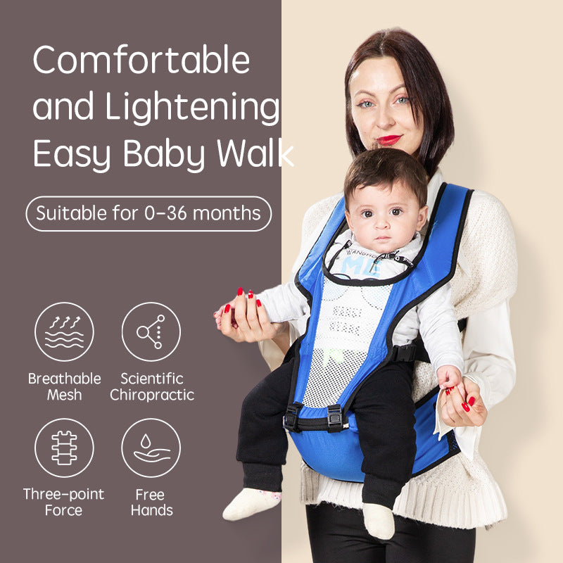Baby Carrier With Hip Seat Removable Waist Support Strap