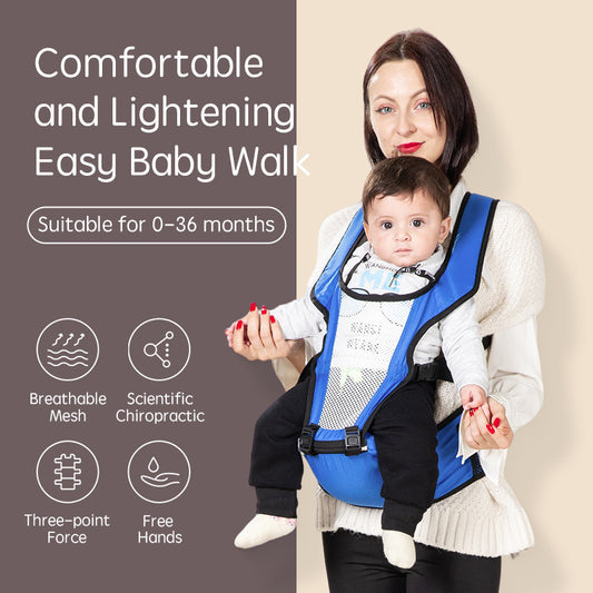 Baby Carrier With Hip Seat Removable Waist Support Strap