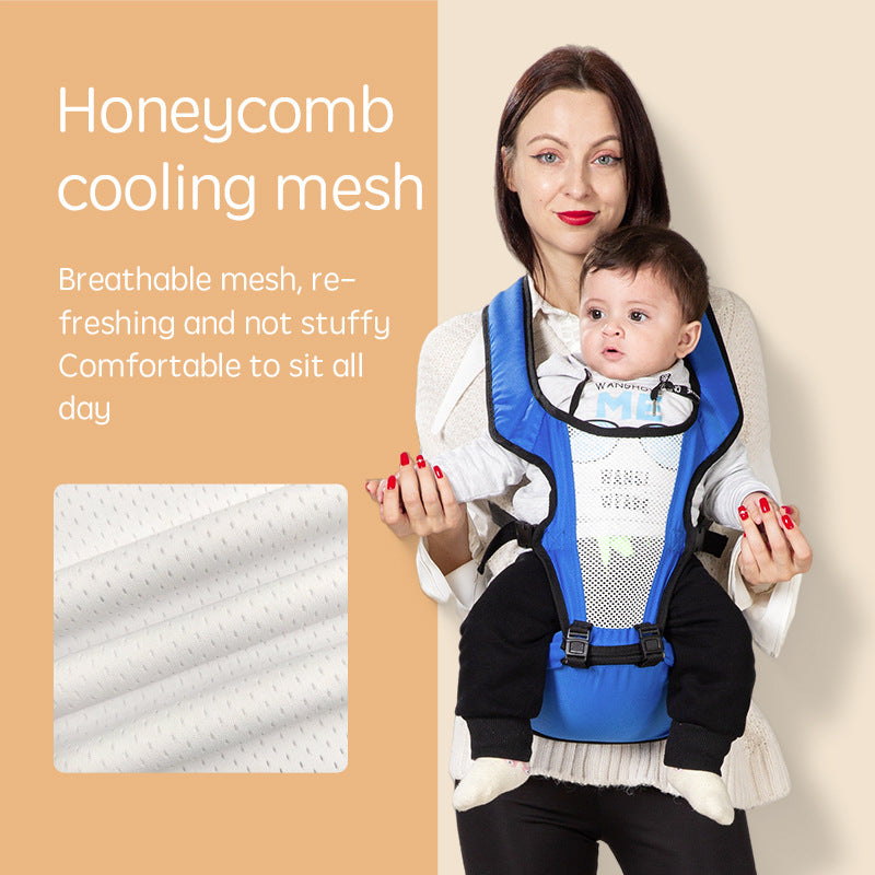 Baby Carrier With Hip Seat Removable Waist Support Strap