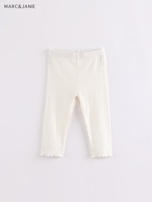 MARC&JANIE Girls Knit Leggings Soft Breathable Kids Clothes