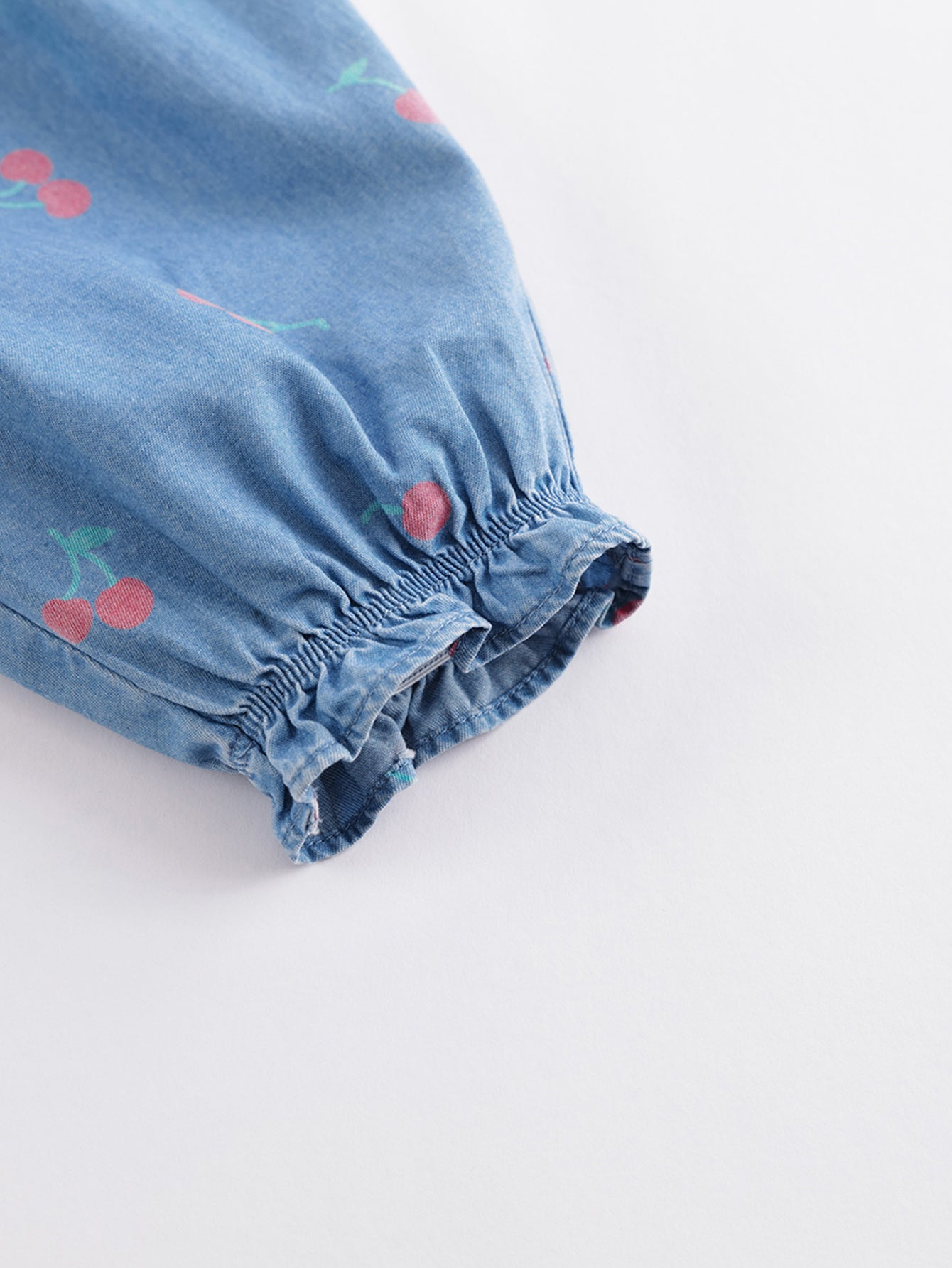 MARC&JANIE Girls Cherry Print Denim Pants Jeans for Spring Summer
