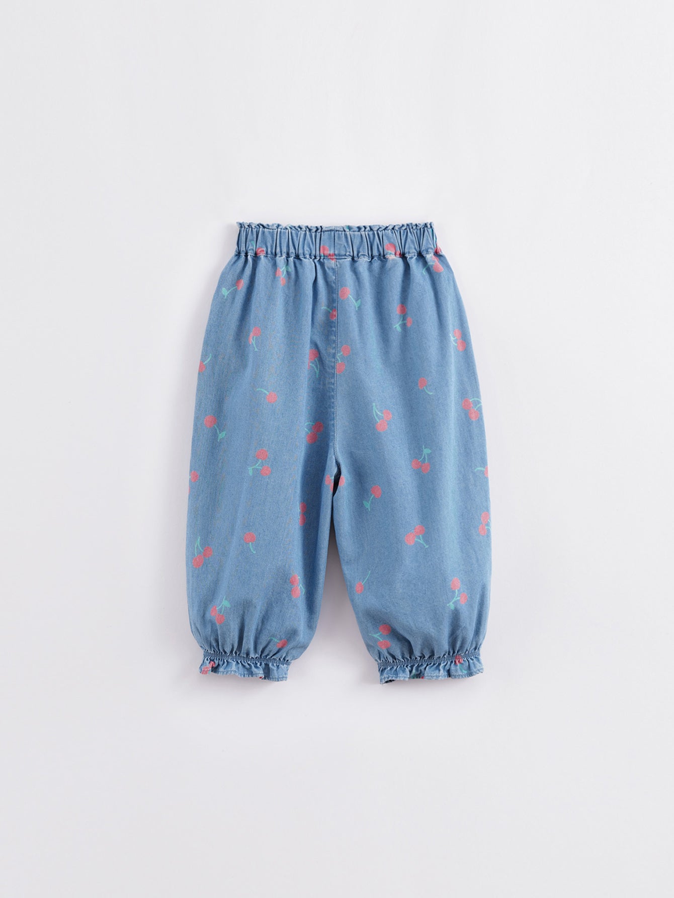 MARC&JANIE Girls Cherry Print Denim Pants Jeans for Spring Summer