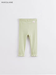 Girls Stretch Knit Flared Pants Kids Leggings Assorted Colors