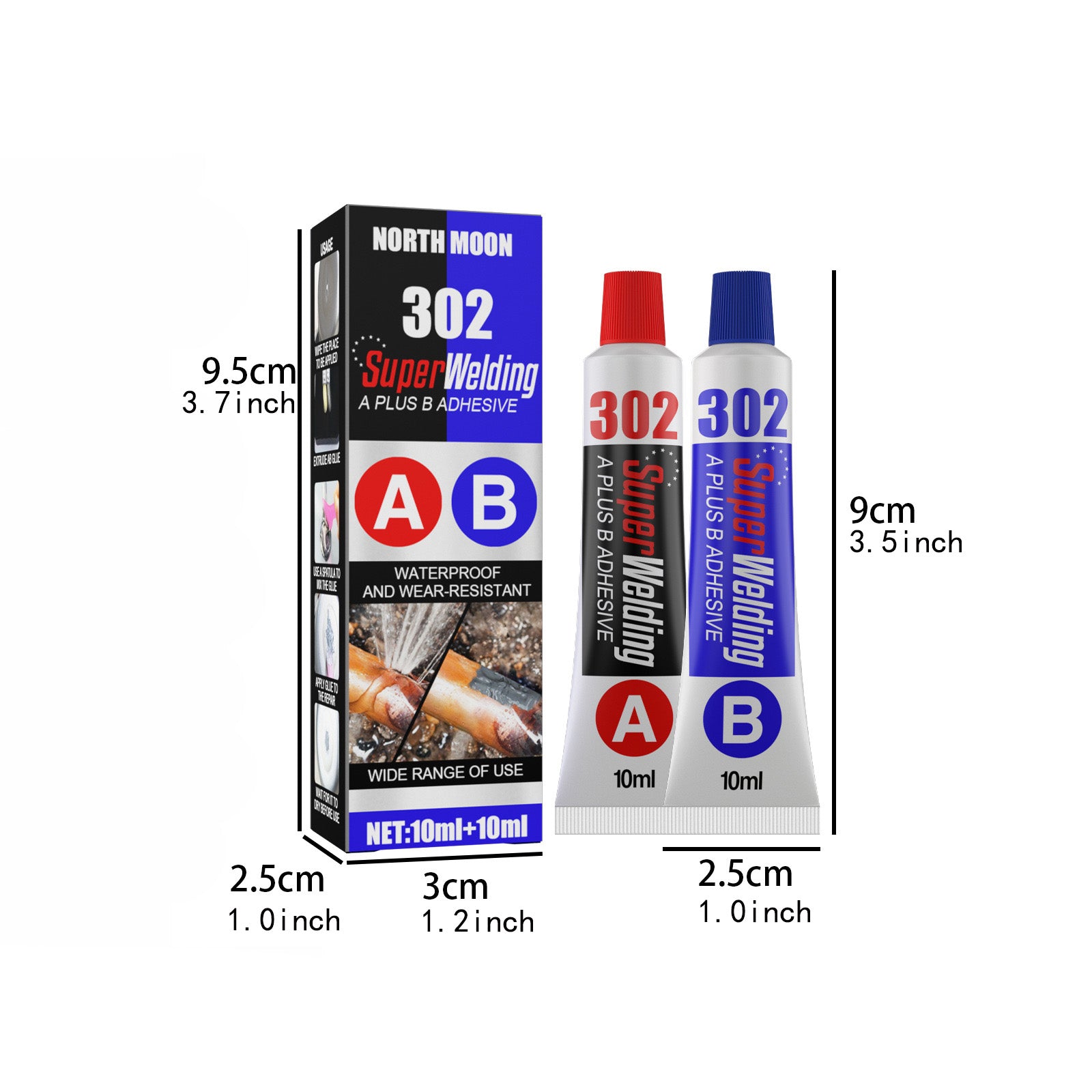 Casting Rubber Metal Repair Agent Welding Glue for Quick Fix