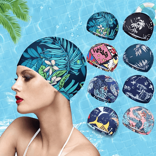 Vibrant Print Swim Cap for Enhanced Swim Experience