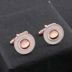 Men's Rhinestone French Cufflinks, High-Quality Suit Shirt Tail Cuff