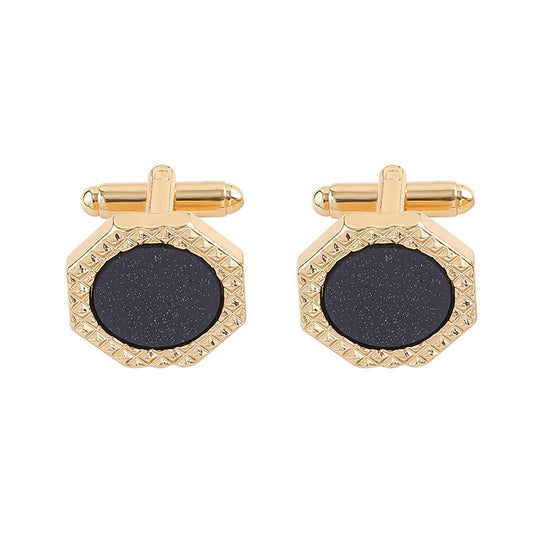 Men's Rhinestone French Cufflinks, High-Quality Suit Shirt Tail Cuff