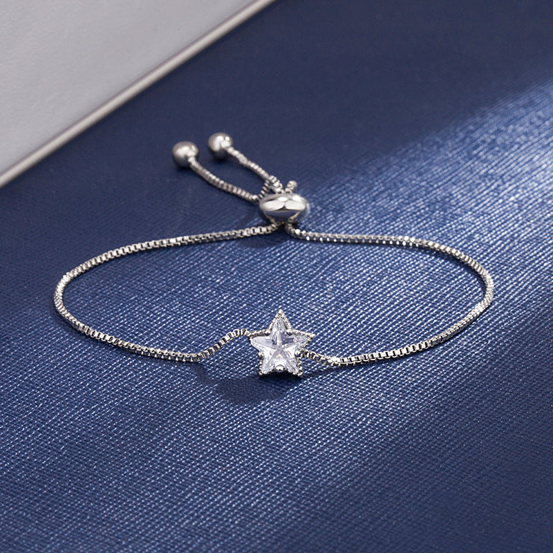 Copper Plated Zircon Bracelet for Girls