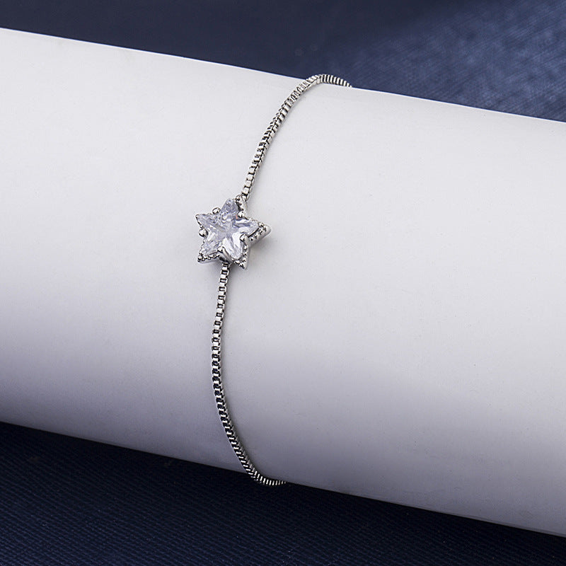 Copper Plated Zircon Bracelet for Girls