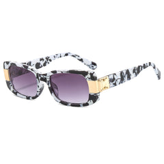 Y2K Rectangle Polarized Sunglasses Kpop Gradient Lens UV400
