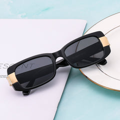 Y2K Rectangle Polarized Sunglasses Kpop Gradient Lens UV400