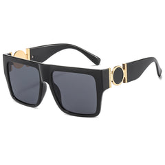 Flat Top Sunglasses for Women Men UV400