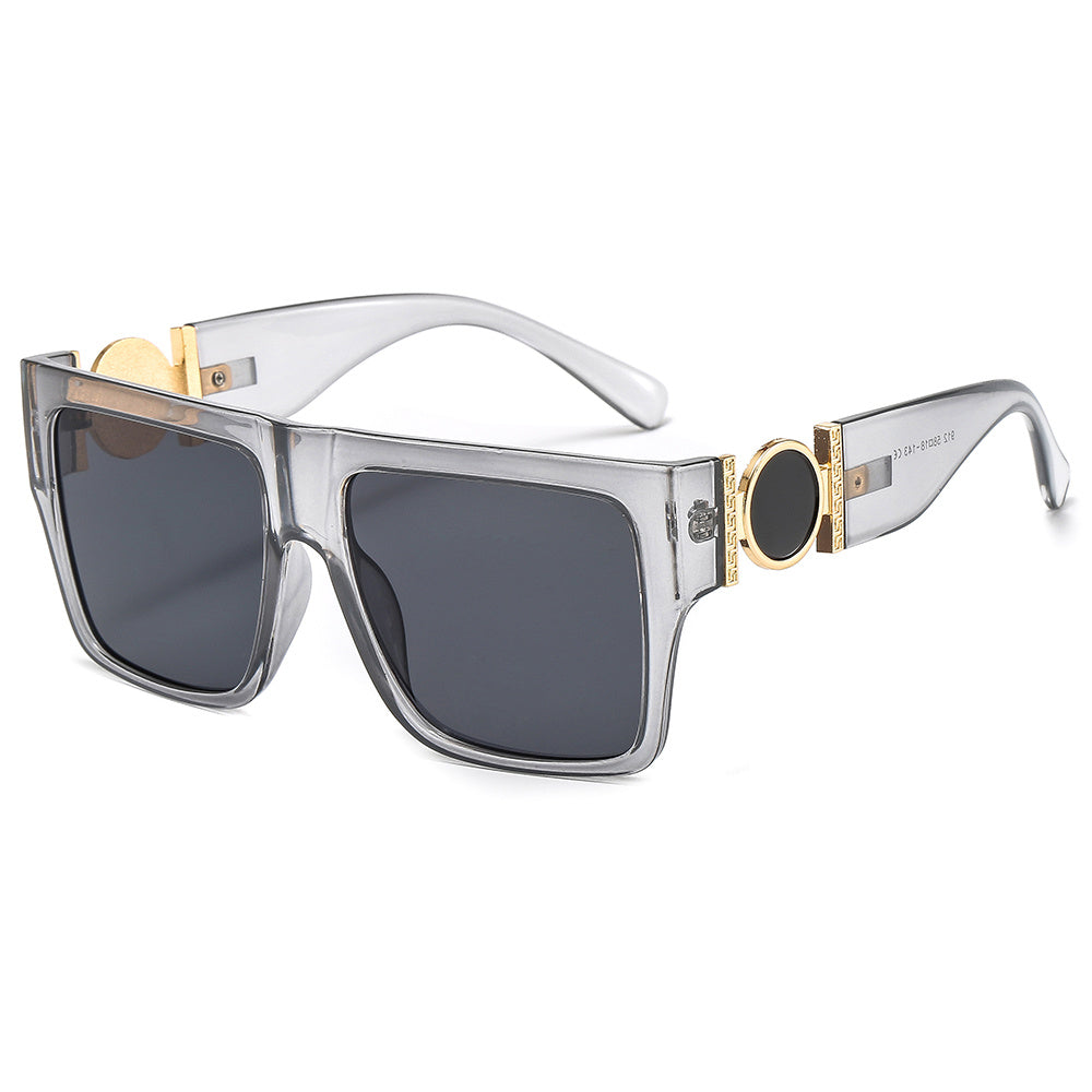 Flat Top Sunglasses for Women Men UV400