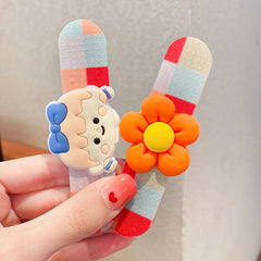 Baby Girls Cartoon Hair Pad For Bang Side Hair Sticker