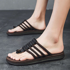 Men's Arch Support Flip Flops Outdoor Beach Sandals