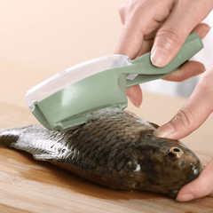 Fish Scale Scraper with Protective Cover - Home Kitchen & Outdoor Fishing