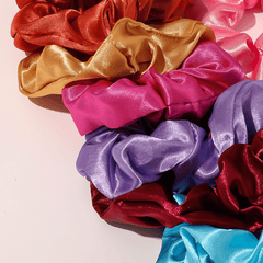 60pcs Satin Scrunchie Hair Tie Hair Rope Hair Accessories