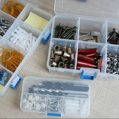 Adjustable Compartment Storage Organizer for Screws Hardware Crafts
