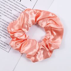 Y2K Satin Scrunchies Large Hair Tie Silky Hair Accessories