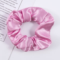 Y2K Satin Scrunchies Large Hair Tie Silky Hair Accessories