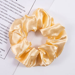 Y2K Satin Scrunchies Large Hair Tie Silky Hair Accessories
