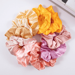 Y2K Satin Scrunchies Large Hair Tie Silky Hair Accessories