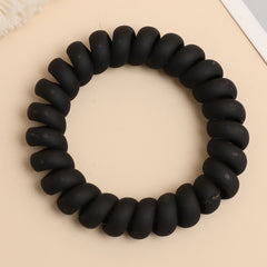 Matte Spiral Hair Tie Ponytail Hair Accessories