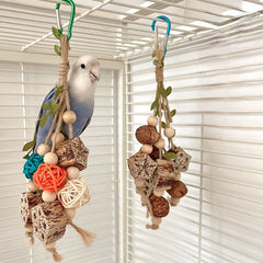 Colorful Hanging Bird Swing Toy for Parrot Cage