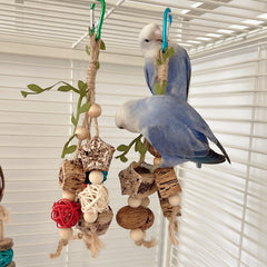 Colorful Hanging Bird Swing Toy for Parrot Cage