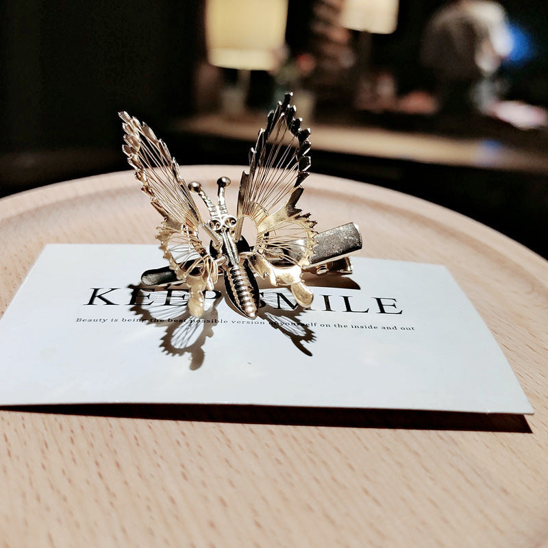 Alloy Butterfly Hair Clip Embroidery Hair Accessories