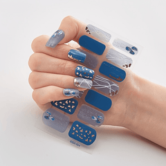 Full Wrap Nail Stickers Self Adhesive Nail Decals for Women Long Lasting