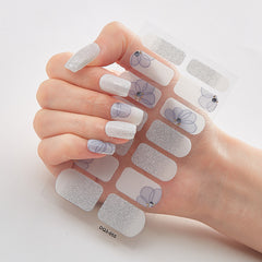 Full Wrap Nail Stickers Self Adhesive Nail Decals for Women Long Lasting
