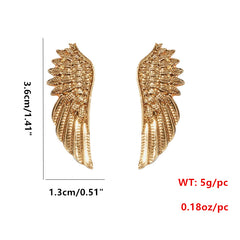 2pcs Wing Brooche Set Retro Style Wedding Shirt Collar Pin Accessory Gift