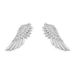 2pcs Wing Brooche Set Retro Style Wedding Shirt Collar Pin Accessory Gift