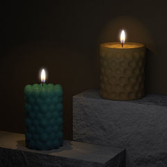 3D Cylinder Candle Mold Silicone DIY Candle Making Mould Soap Resin Mold
