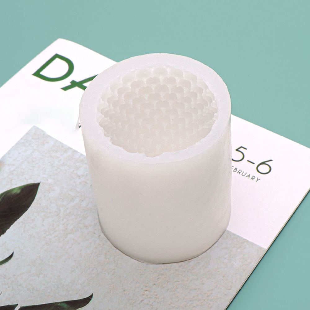 3D Cylinder Candle Mold Silicone DIY Candle Making Mould Soap Resin Mold