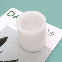 3D Cylinder Candle Mold Silicone DIY Candle Making Mould Soap Resin Mold